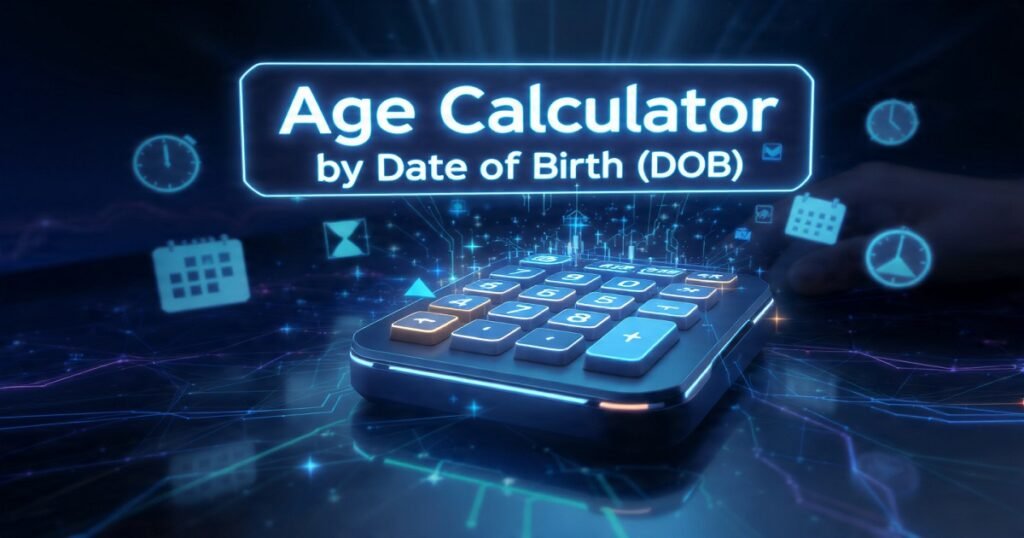 Age Calculator by Date of Birth (DOB)