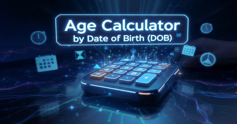 Age Calculator by Date of Birth (DOB)