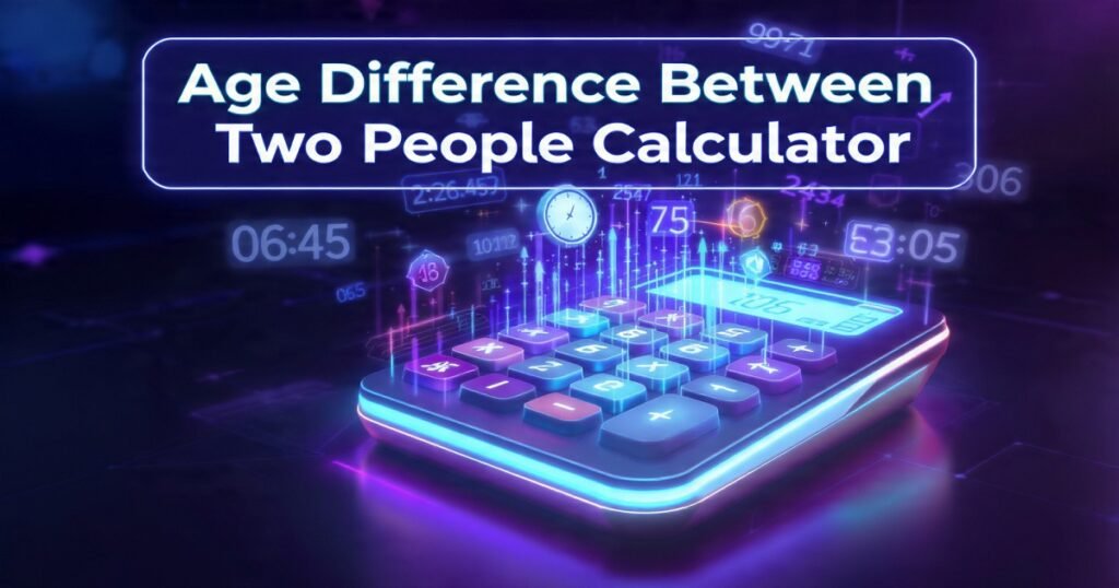 Age Difference Between Two People Calculator – Calculate Exact Age Gap Instantly
