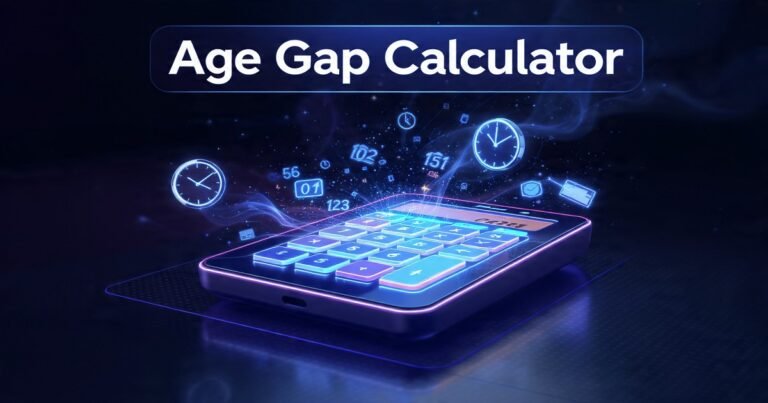 Age Gap Calculator – Find the Difference Between Two Ages