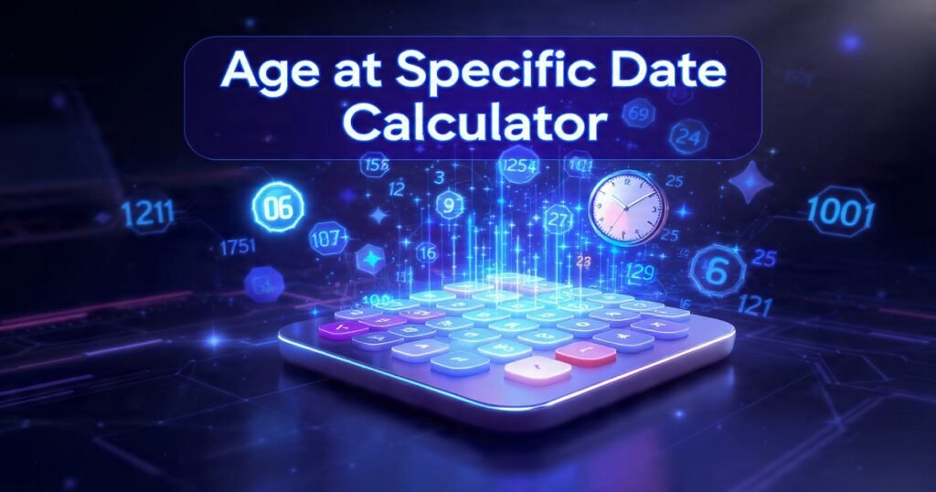 Age at Specific Date Calculator – Find Your Age on Any Given Date