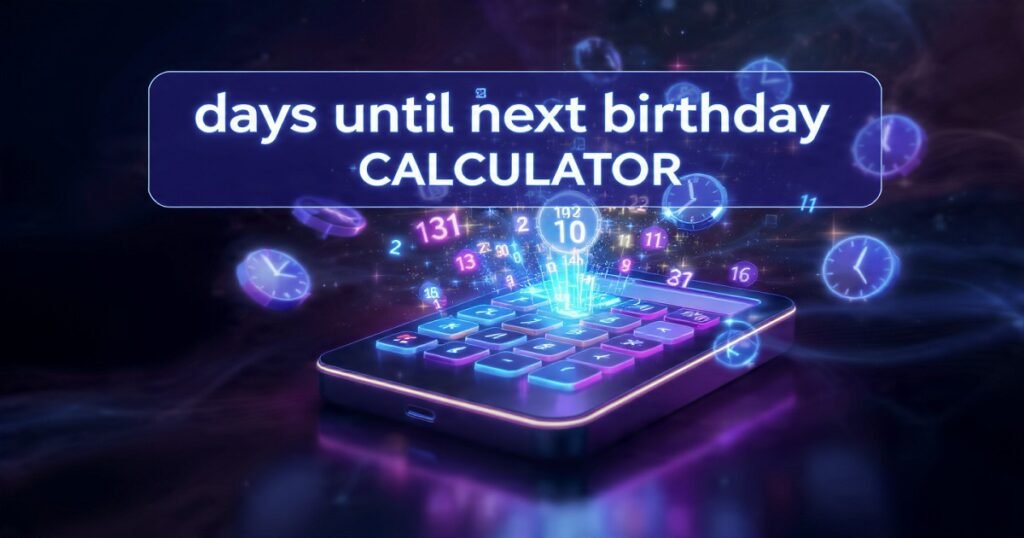 Days Until Next Birthday Calculator – Count the Days to Your Birthday