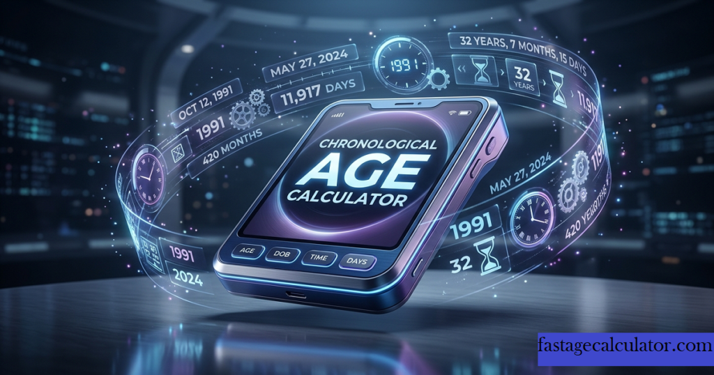 Chronological Age Calculator to find your exact age instantly