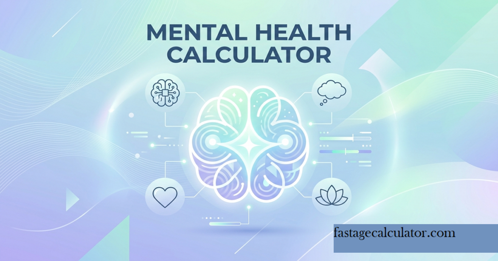 Mental Health Calculator to assess your mental wellbeing instantly